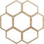 Médaillon de plafond en bois Florin-63411871-63411877