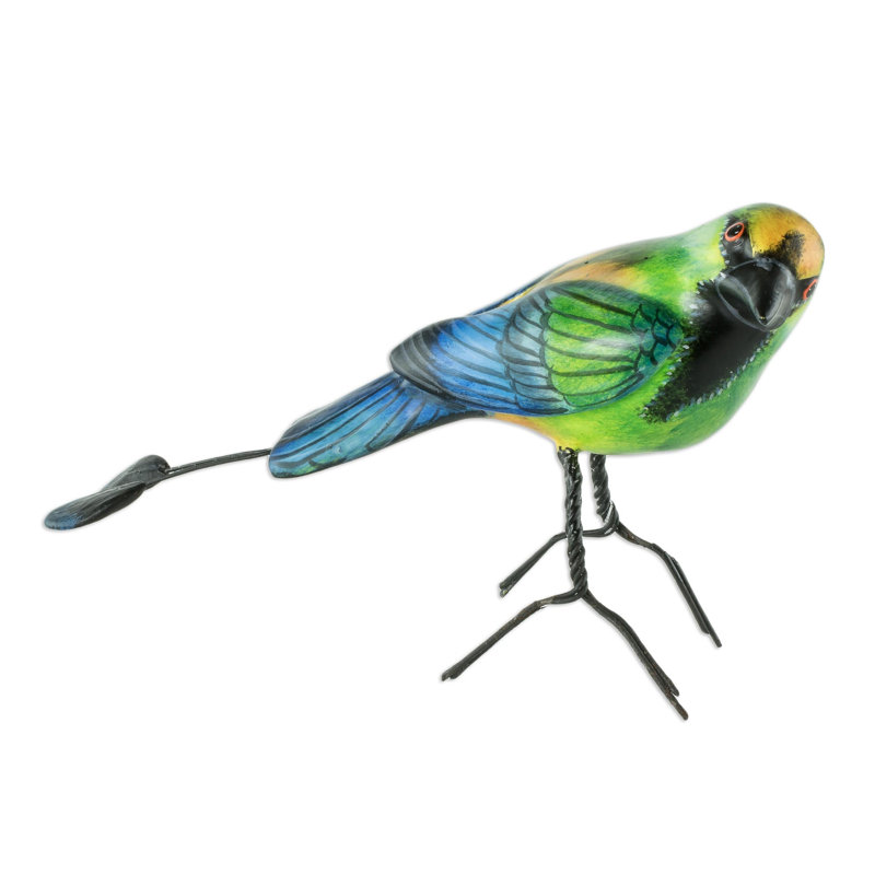Sculpture en céramique Motmot