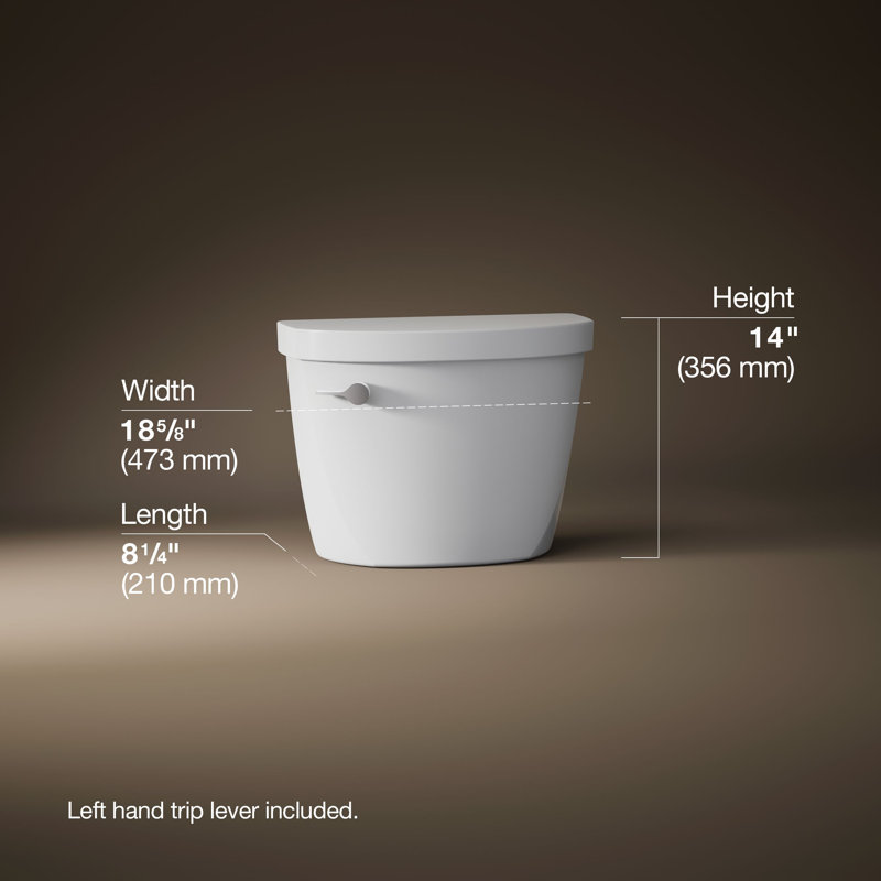 Cimarron® Toilet Tank 1.6 Gpf, White
