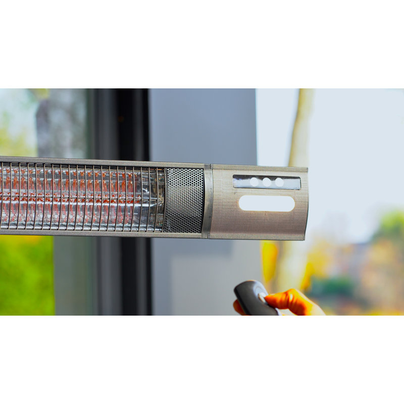 Chaufferette électrique extérieure infrarouge EnerG + - autoportante avec DEL et télécommande