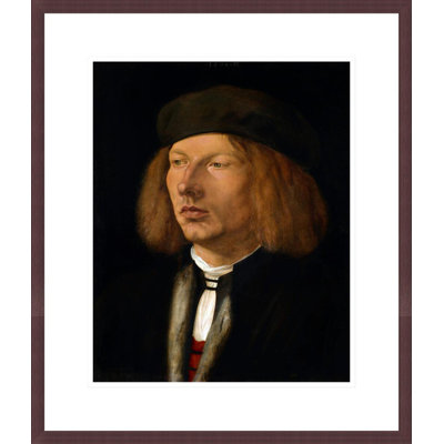 Portrait de Burkhard de Spire par Albrecht Dürer, impression giclée sur cadre