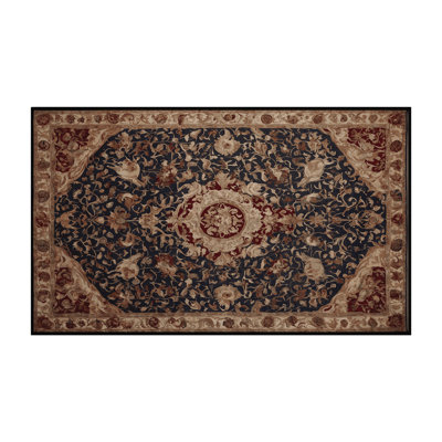 Tapis brun lavable à la machine