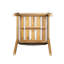 2 chaises de patio en bois - construction stable avec siège et dossier respirant avec coussin de corde solide et imperméable pour l'extérieur
