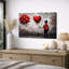«Love ballons», graffiti, impression sur toile, impression sur toile encadrée-126031668-126031669