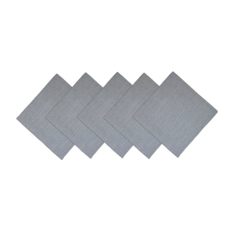 Polyester Square Napkin, Light Gray