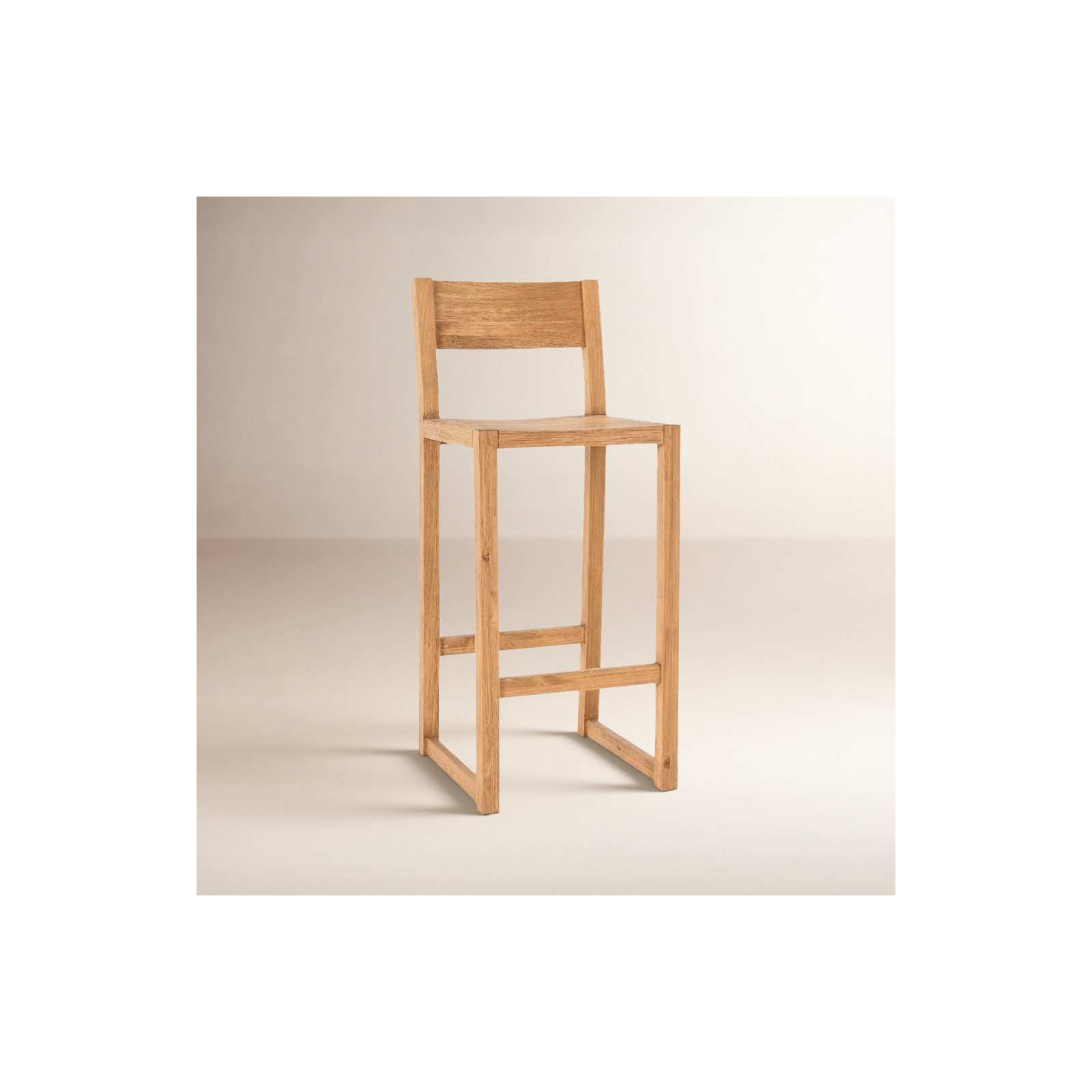Modica Bar & Counter Stool, Bar Stool (30" Seat Height), Natural Brown