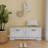2 Flip Drawers Bench with Adjustable Shelf