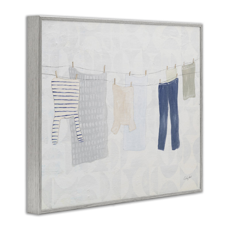  «Laundry Day», estampe numérique par Courtney Prahl, H 11 po x l 14 po, Estampe numérique Farmhouse
