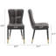 Chaise rembourrée moderne avec structure en métal-456032067