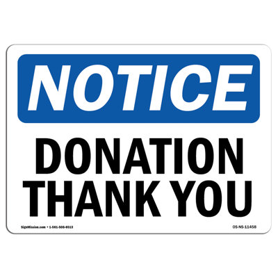 Signe «Donation Thank You»