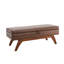 Tissu en laine COOLMORE Teddy, pieds en bois massif pour la pesée solide et tabouret de lit avec fonction de rangement-411427729
