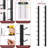 Sorbus Wall Mounted Wine Rack, 9-Bottle Single Row Display, Black, 2 Pack-137729162