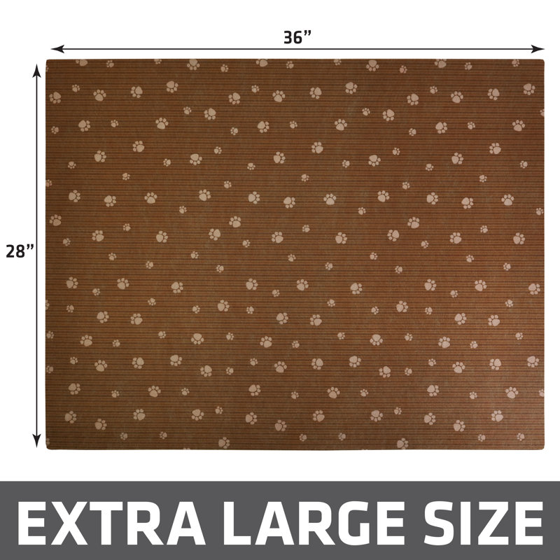 XL Cat Litter Mat for Litter Box, Reduces Litter Tracking - Absorbent, Waterproof, Machine Washable