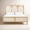 Fynn Cane, Solid Wood Panel Bed