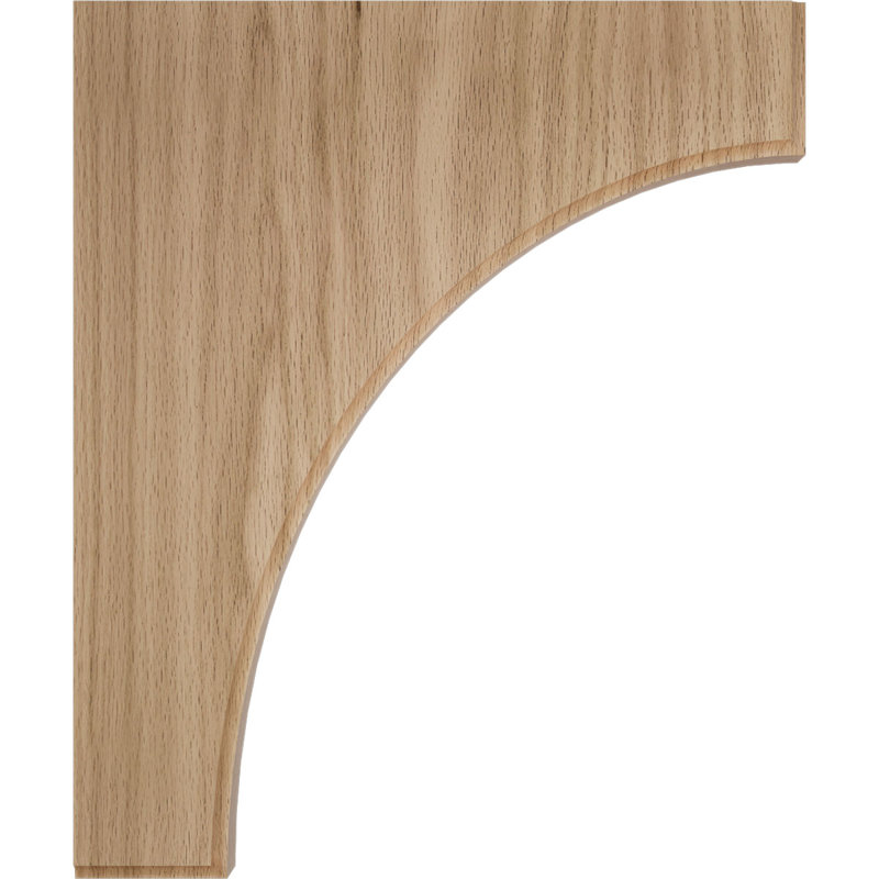 1 3/4"W x 10"D x 12"H Clarksville Bracket, Red Oak (6-Pack), Red Oak, 1.75" W x 10" D x 12" H