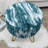 Markie Everly Quinn Round Faux Fur Ottoman-1088685151
