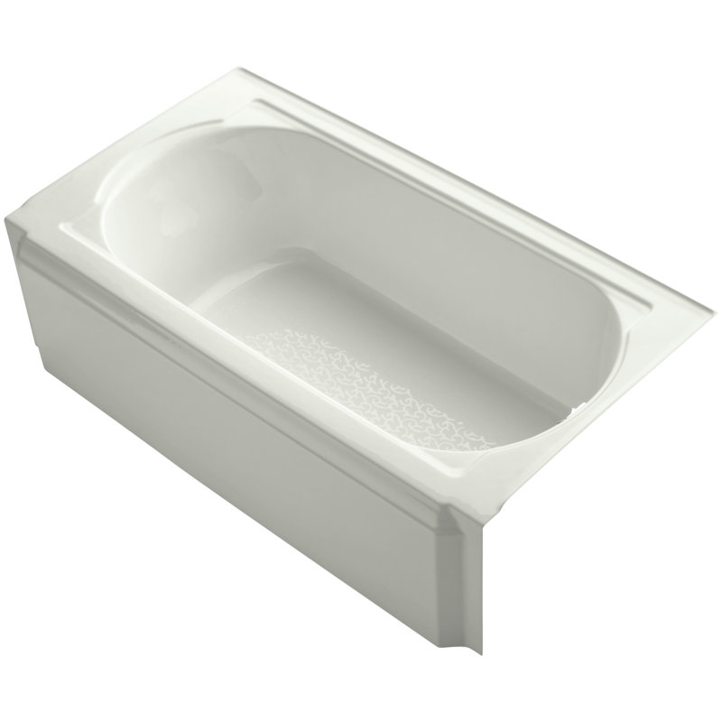 Memoirs Alcove 60" x 33.75" Soaking Bathtub, Dune
