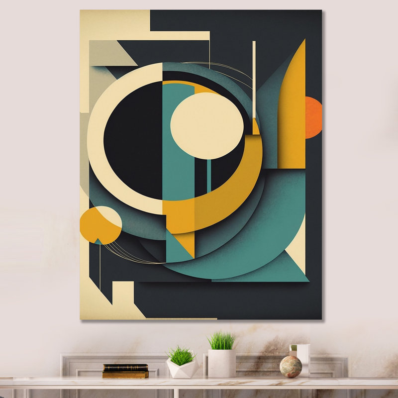 Décoration murale Mid-Century Retro I - Modern Midcentury, H 32 po x l 16 po x P 1 po