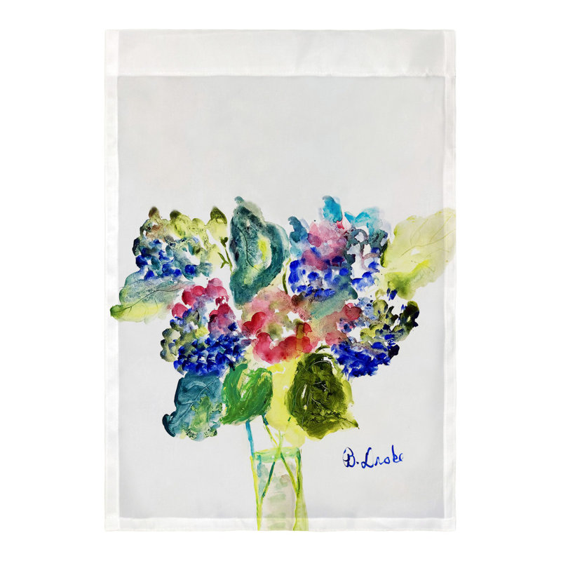 Double Sided 18'' H x 12.5'' W Polyester Garden Flag