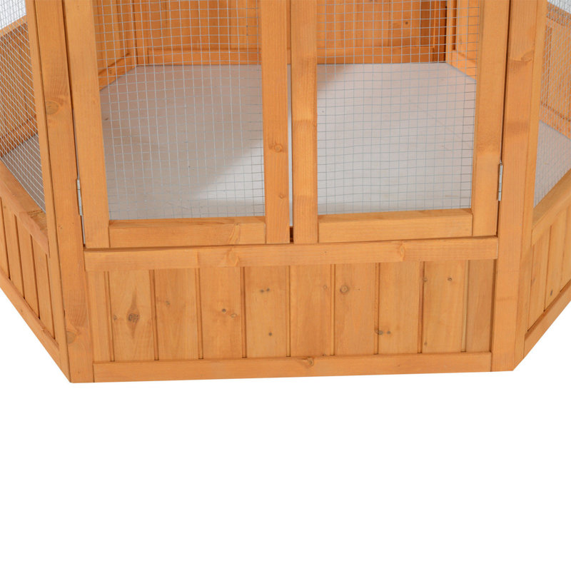 Cage à oiseaux en vol