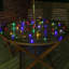 Ferndown 1000cm LED Solar Powered 100 - Bulb Fairy String Light-553047227