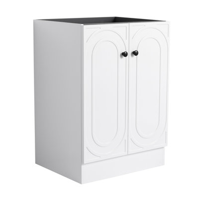 Freestanding Bathroom Cabinet With 2 Soft-Close Doors