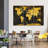 " Refined Gold World Map " by HustleBroIllustrations 3 - Pieces-1730725771