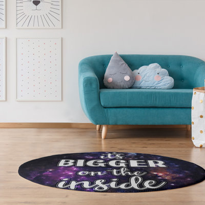 Quotes Chenille Indoor Rug