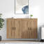  Wall-Mounted Cabinet 2 Pcs Old Wood 69.5 X 34 X 90 Cm-2117489340