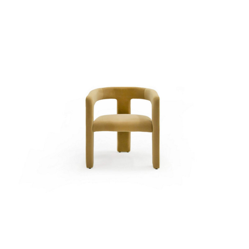 Chaise de salle à manger Polimice, Brun