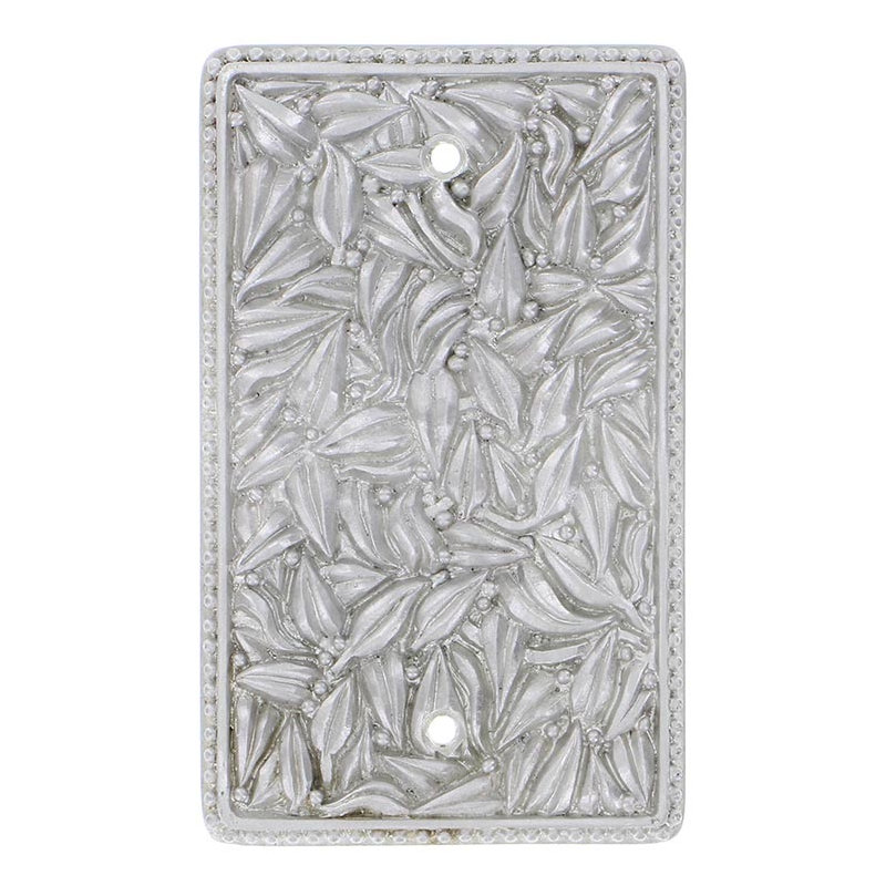 San Michele Blank Wall Plate, Satin Nickel