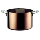 Toscana Deep Pot with Lid 7.87" - 12 Pieces - Copper