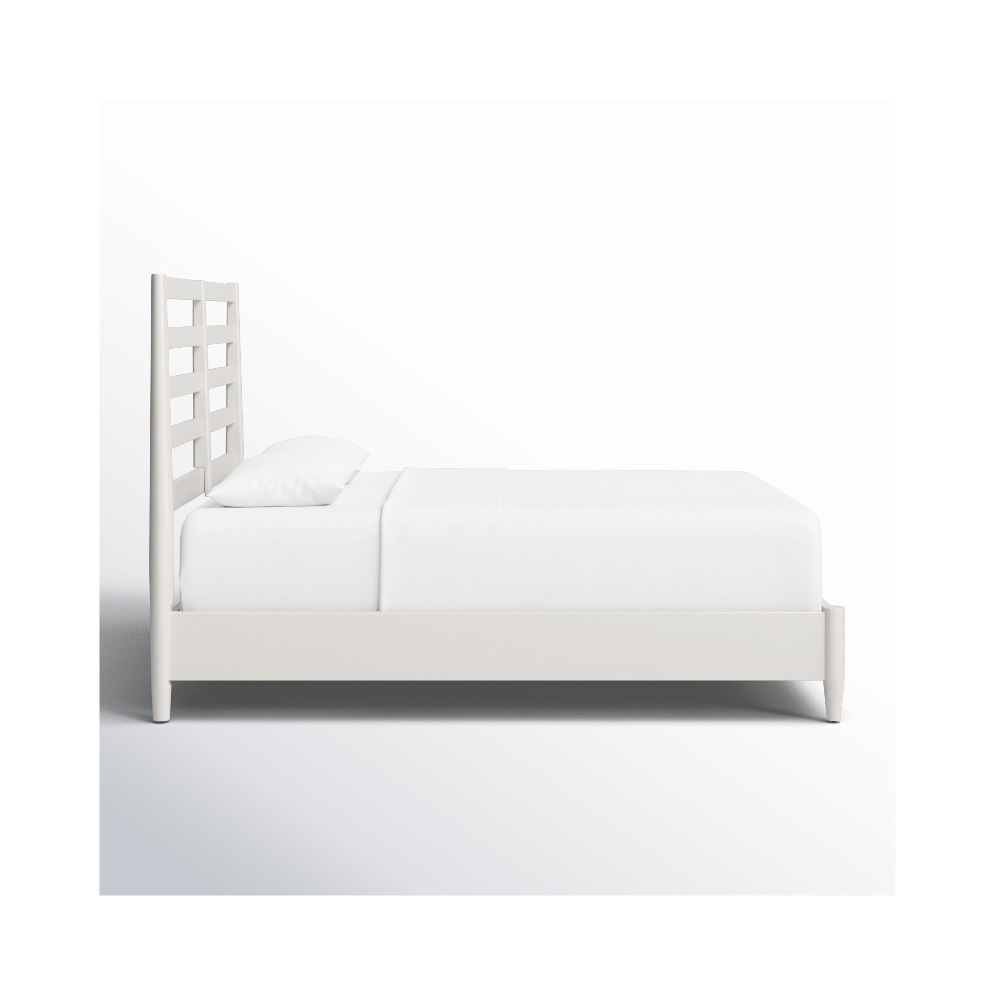 Williams Slatted Bed, Full, White
