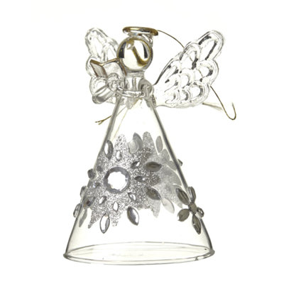 8cm Glass Hanging Figurine Ornament