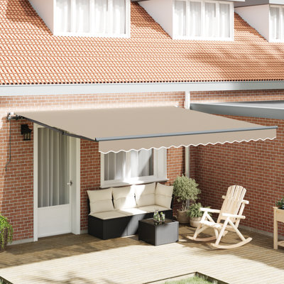 Brayden Studio Retractable Patio Awning