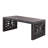 47.2" Solid  Carved Wood Coffee Table – Handcrafted Look With Ornate Side Panels-627984513