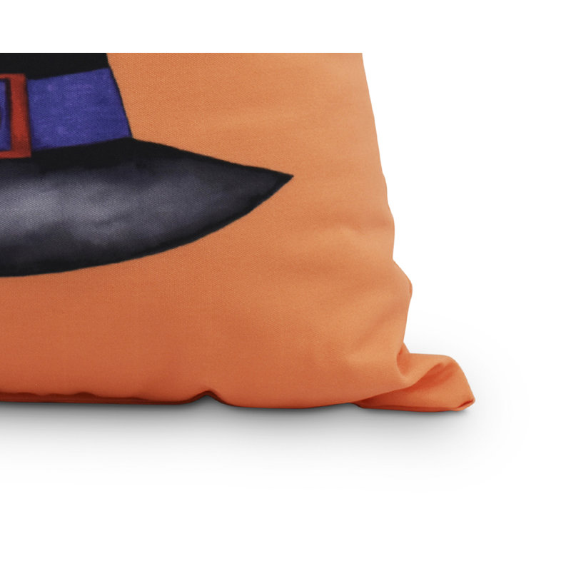 Housse et insert de coussin carré Witches Brew, 16 po x 16 po, Orange
