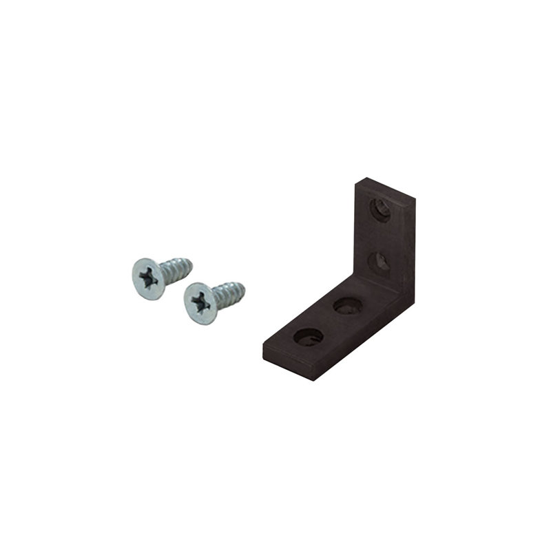 FHC D3060DU 3/4" x 1" Aluminum Angle Extrusion Clamp - Dark Bronze Anodized