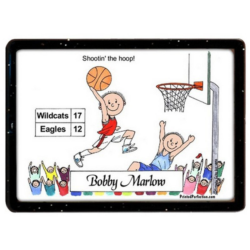Basketball personnalisé - aimant en acrylique pour homme - excellent cadeau!, Oui