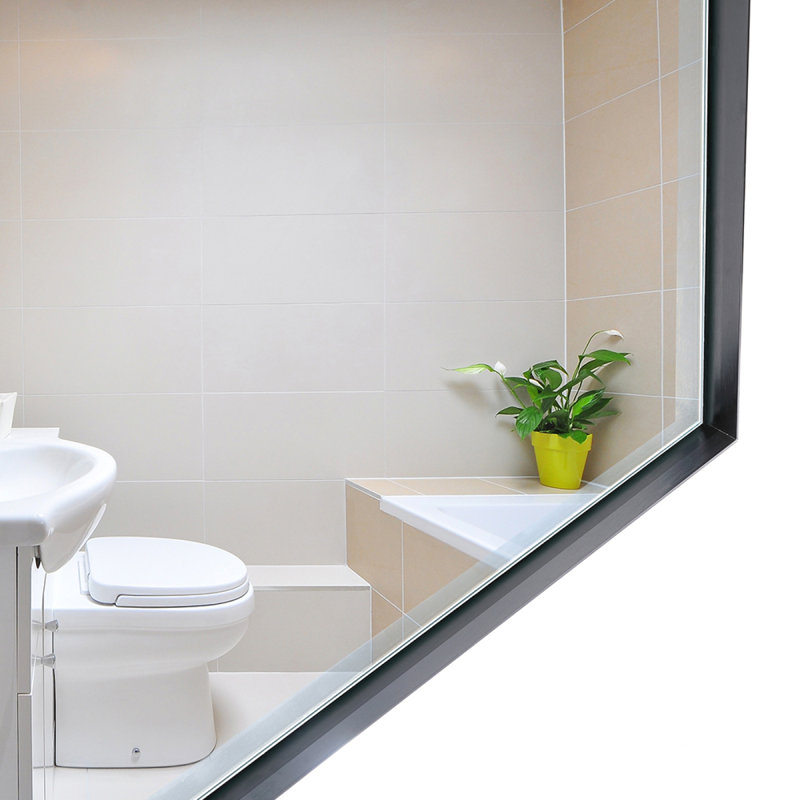 Miroir noir brillant pour salle de bain 48x30inch