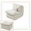 Ensemble de fauteuil à billes et de repose-pieds rembourrés avec coussin pour chambre à coucher ou salon Modern-1525969591