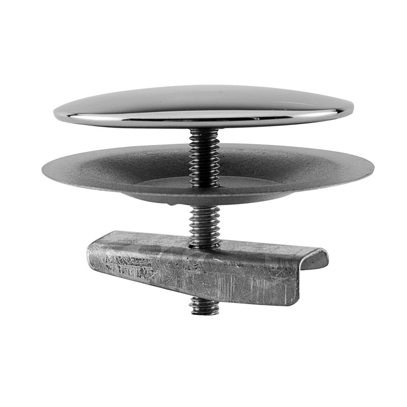 East Linear Faucet Hole Cover, Polished Chrome