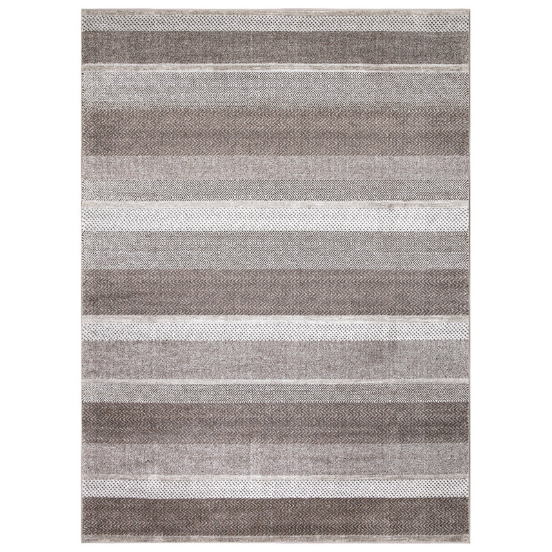 Berlene Striped Indoor Rug, Rectangle 6'7" x 9'3"