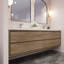 Ensemble de meuble-lavabo double mural 84 po Azden-1534811294
