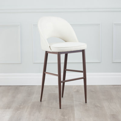 Jynae Upholstered Counter Stool with Steel Frame