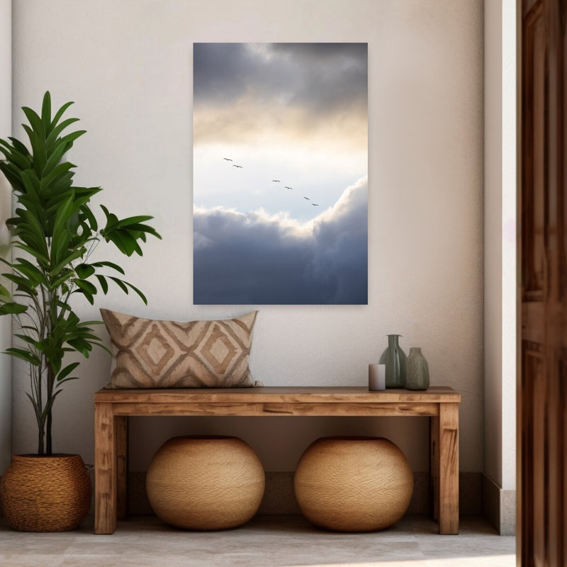 Art contemporain, paysage abstrait, paysage côtier, H 48 po x l 32 po