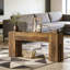 Table basse rustique, console robuste, table de couloir en bois