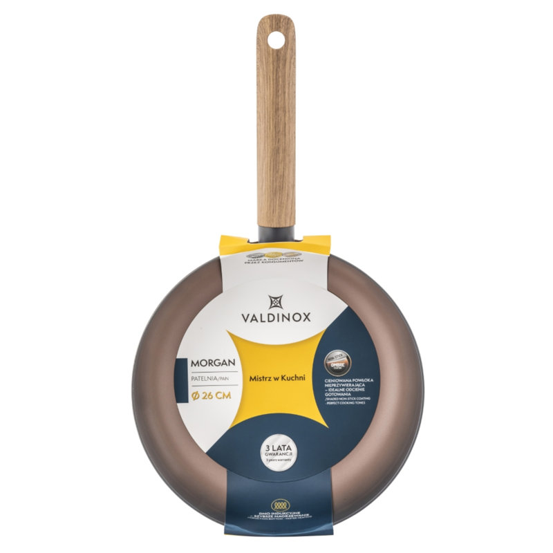 Valdinox Morgan Aluminum Non-Stick Frying Pan, 8cm H x 26cm W x 46.5cm D
