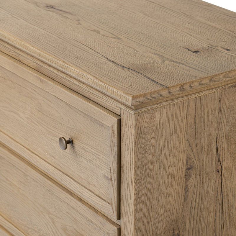 Geoffrey Tall Dresser, Worn Oak