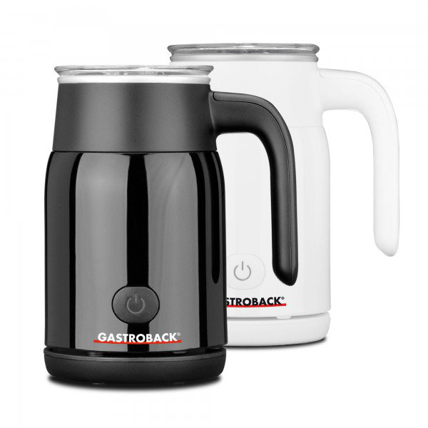 Gastroback Stainless Steel Automatic Milk Frother, Black